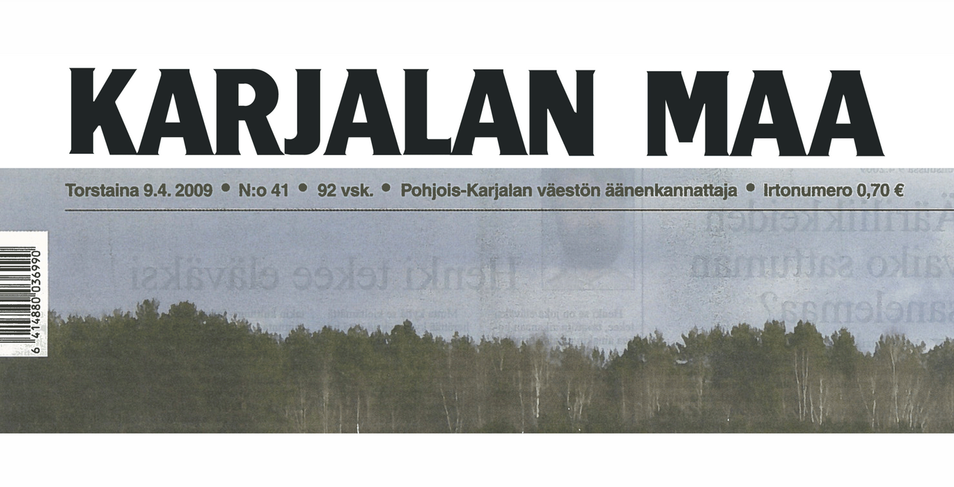 Ark-konttori l&k Karjalan Maa lehtijuttu "Osuuskaupparakennuksen uusi elämä"